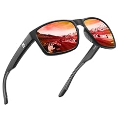 Matte Black Frame Revo Orange Lens