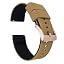 Khaki Tan Top / Black Bottom - Rose Gold