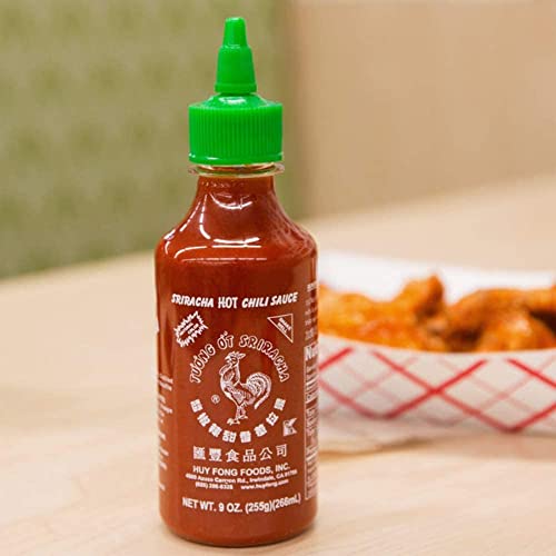 Huy Fong, Sriracha Hot Chili Sauce, 9 Ounce Bottle #TOP3