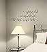 Wall Decor Plus More WDPM3879 Grow Old Along with Me Bedroom Wall Saying Vinyl Decal Stickers, 23x10-inch, Black, 23" x 10",