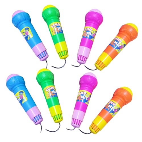 Jouets microphone simulation lot de 8 pour vaincre la timidité des enfants
