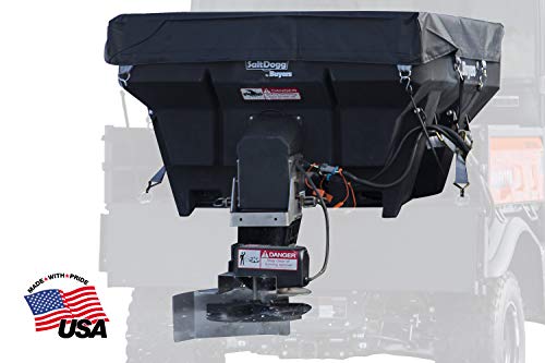 Buyers Products Shpe0750 Saltdogg 0.75 Cubic Yard Electric Poly Hopper Spreader With Standard Chute, Black #TOP1