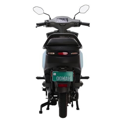 Image of Oowah EX Electric Scooter | 105 km Range | ~5-6 hrs Fast Charging | Removable Lithium-ion Battery with 5-Year / 50,000 km Warranty | Colour: Laguna Blue (Ex Showroom)