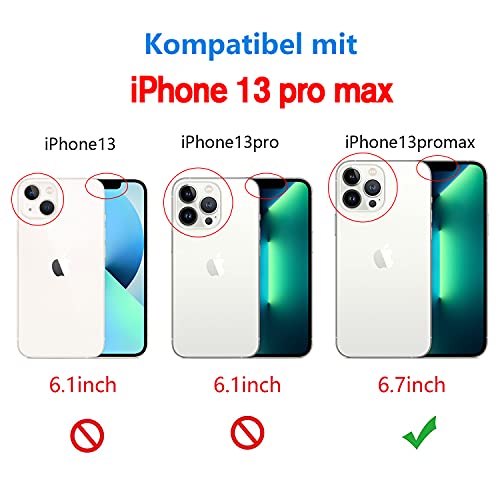 Wirvyuer Cover Compatible con iPhone 13 Pro Max