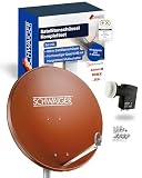 Schwaiger Satellitenschüssel Aluminium für 4 Teilnehmer