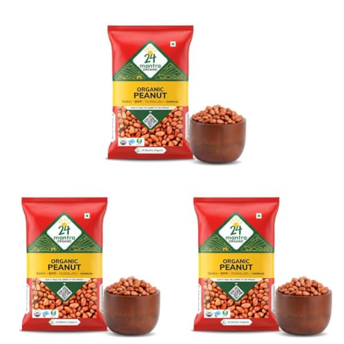 Image of 24 Mantra Organic Raw Peanut, 500g (Pack of 3)