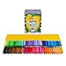 Crayola Super Tips Marker Set (150ct), 2-in-1 Fine Point & Broad Line Markers for Kids, for Kids, Colored Markers for Coloring Books, 3+