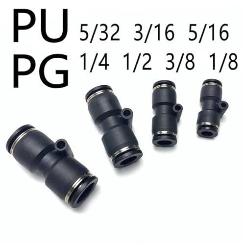 Conector rápido neumático de inserción push-in y reductor recto 4