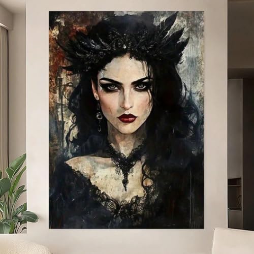 Tableau gothique chic, le parfait cadeau d'Halloween sur toile - 2