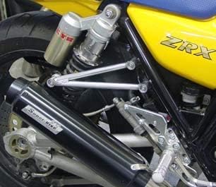 その他  カワサキ 00'-03'ZX-9R D型 用アルミマフラーステー OVER RACING