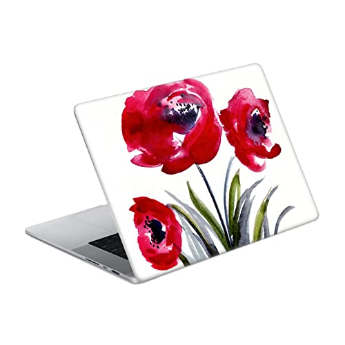 Fleurs Florales Vinyle Autocollant MacBook Pro 14 A2442 Peau Couverture Mai Autumn