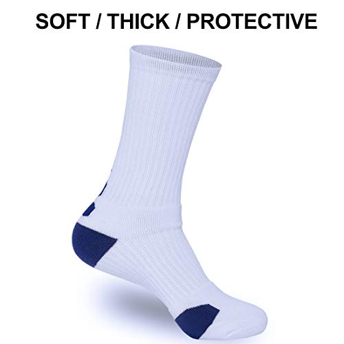 Disile Elite Basketball Socks, Cushioned Athletic Sports Crew Socks For Men & Women #TOP4