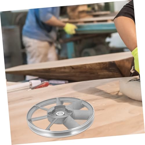 DIYEAH Aluminum Twin Cylinder Air Compressor Motor Pulley 10.43 Inch Flywheel Belt Drive Wheel Replacement for Compressor Systems by DIYEAH - Used condition - Image 5