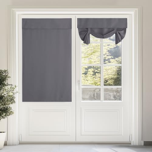 NICETOWN Tie Up Curtains for Windows, Privacy Door Curtains for