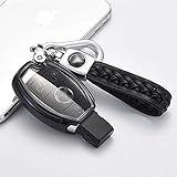 Installation: Es enthält 1 Autoschlüssel hülle und 1 Schlüsselbund. Es ist einfach, diese Schlüsselschale zu installieren.