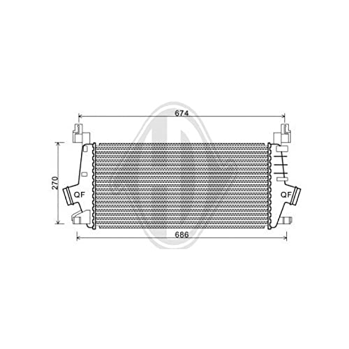 DIEDERICHS DCA1128 Intercooler