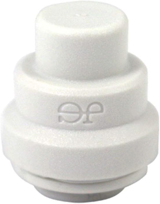 John Guest 1/4 Inch OD Polypropylene End Cap, Push to Connect Plastic Plumbing Fitting, White, PP4608WP : Industrial & Scientific