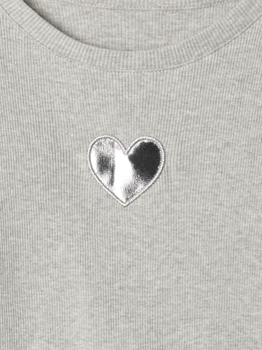 Image of Gap Girls' Long Sleeve Ribbed Tee