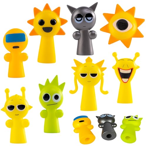 Action Figures, 8 Pcs Fun Collectibles with Intricate Details Toy