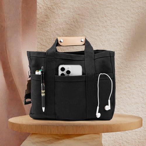 Tote Bags Unisex Extra Large Bolso de Lona Multi-Bolsillos miniatura 5