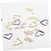 Angoily Pcs Metal Paper Clamp Dolphin Shape Paper Clips Note Organizers for Bookmarks Photo Signs