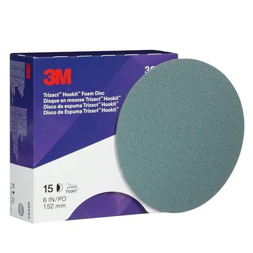Image of 3M Trizact Hookit Foam Disc, 30662, P5000 Grade, 6 in