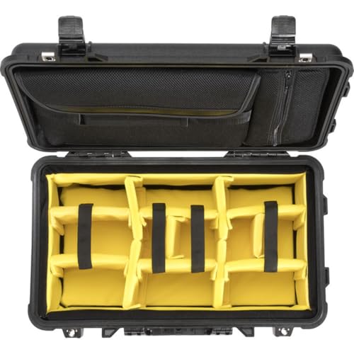 Maleta rígida Pelican 1510SC con ruedas y divisores acolchados miniatura 2