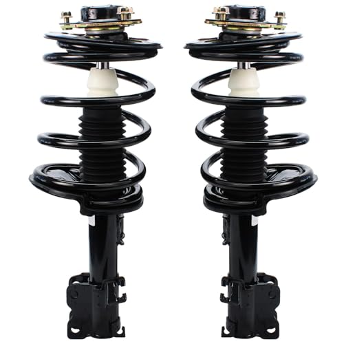Image of Detroit Axle - 2.5L Front Struts for 2002-2006 Nissan Altima Complete 2 Struts with Coil Spring 2003 2004 2005 Replacement Quick Install Ready Shocks Assembly