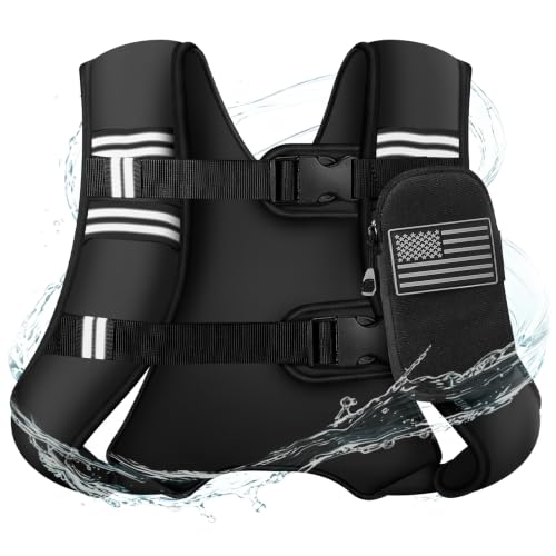 Image of TILYMOL Washable Weighted Vest for Women, Removable Weights | Machine Washable Shell, Women-Specific Fit, Phone Pocket, for Walking Running strength training HIIT, 10lb /12lb