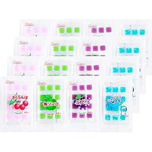 共親製菓 餅あめ 4種類×各4個（さくらんぼ、ぶどう、青りんご、シャンペンサイダー）" 