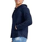 Hanes-Mens-Originals-Tri-blend-Jersey-Hoodie-T-Shirt-Hoodie-with-Henley-Collar