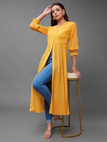 Image of Miss Chase Women's Polyester Relaxed Fit Blouse