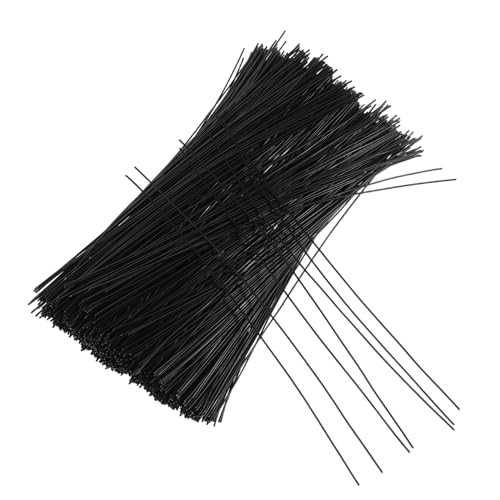 Veemoon 1000 pcs alambre galvanizado resistente para atar plantas, bonsái y cables eléctricos