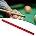 Menolana Billiard Cue Sticks Ferrule Pool Cue Ferrule, Billiard Accessories, DIY Snooker Pool Sticks Tip 9.84inch for Maintain, red