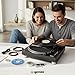 Gemini Direct Drive DJ Turntable for Vinyl Records – USB Turntable with Built-In Preamp, High Torque Motor, Pitch Control, S-Shaped Tonearm, 33/45/78 RPM (TT-5000)