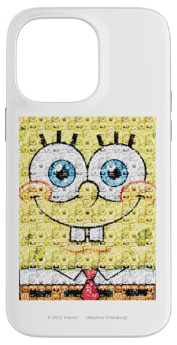 Coque pour iPhone 14 Pro Max Bob l'éponge avec bords surélevés anti-chute