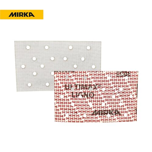 Image of Mirka Abrasive Sheets Ultimax Ligno 3x5 Hook and Loop P320 50 Pack
