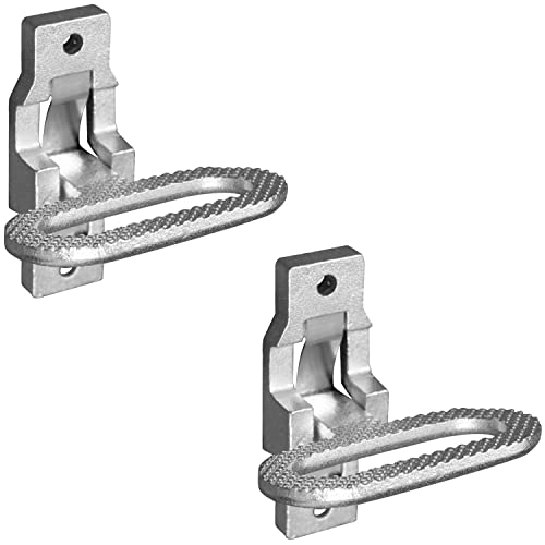 Buyers Products B2797ZP2 Zinc Plated Folding Safety Step and Handle with Safety Storage, 2 Pack, Multi-Purpose Step and Grab Handle for Trucks, Trailers, Busses & RVs