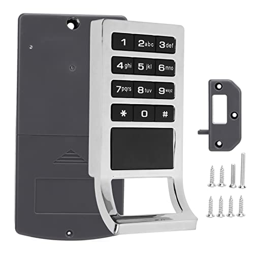 Fechadura de porta de entrada sem chave, fechadura de teclado de toque digital Liga de zinco para ga