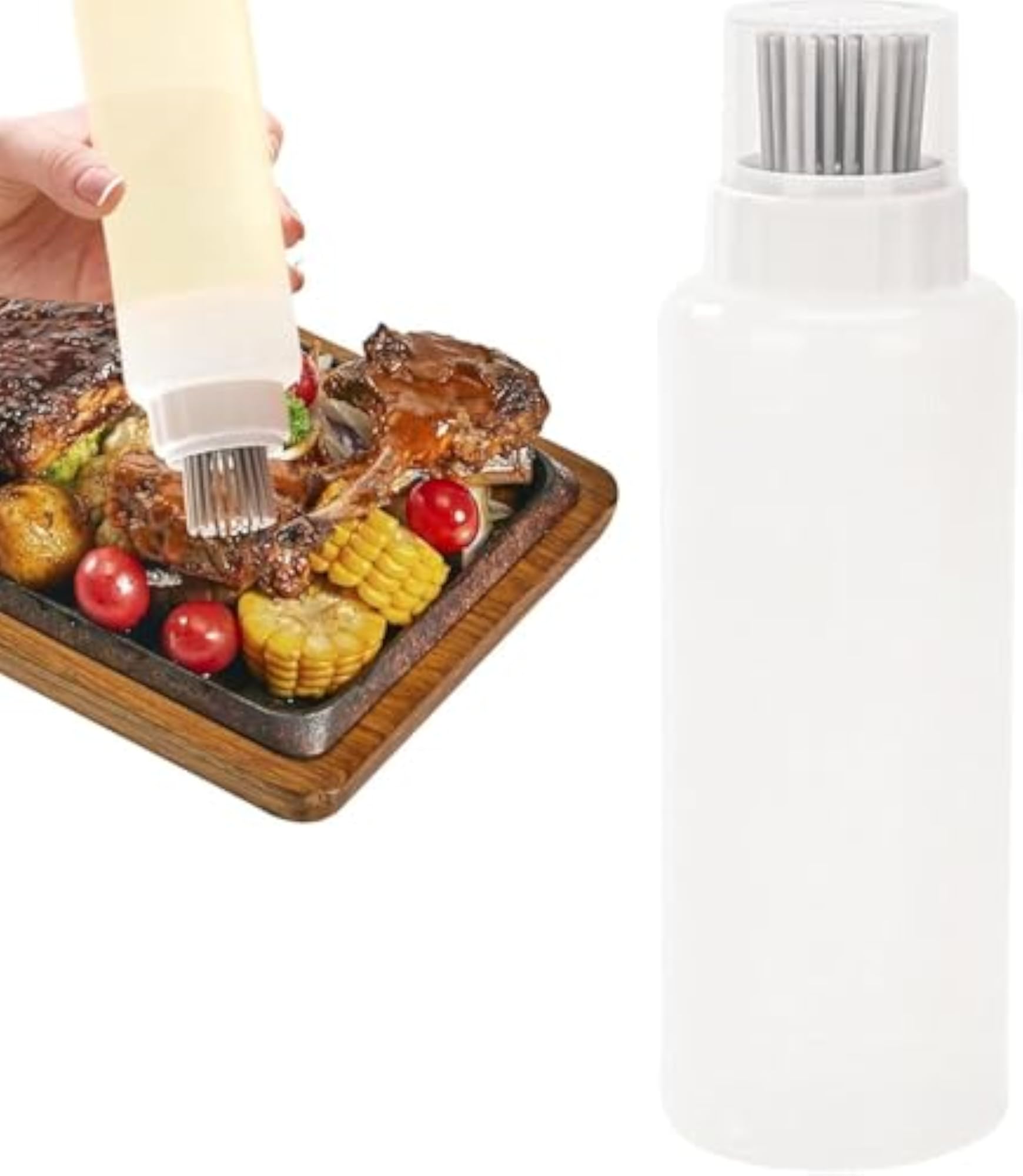 350ml Silicone Brush Oil Applicator Bottle