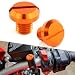 Xitomer Mirror Hole Plugs, for KTM 125/390 / 790 DUKE 2013-2019, 1290 Super Adventure Duke R/GT, 1050/1090 / 1190 / Adventure, Mirror Hole Caps, KTM Orange