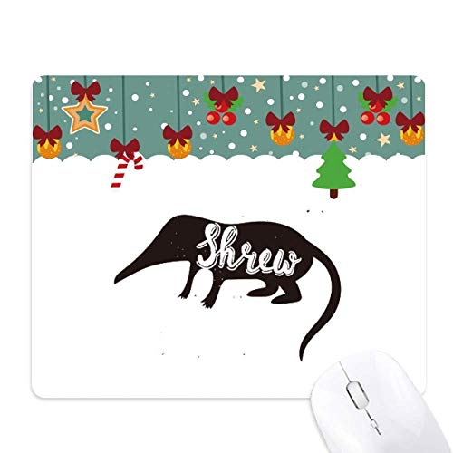 Tapis de souris Shrews animal noir et blanc pour sublimer votre bureau de télétravail