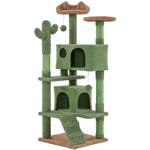 Árbol para gatos en forma de cactus 138 cm miniatura 1