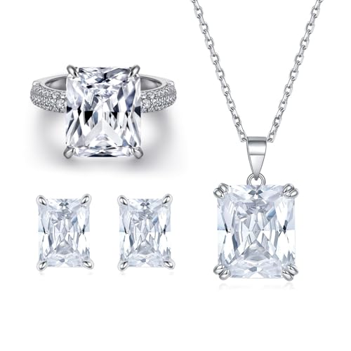 Bijoux moissanite taille carrée : sublimez vos tenues de soirée et mariages