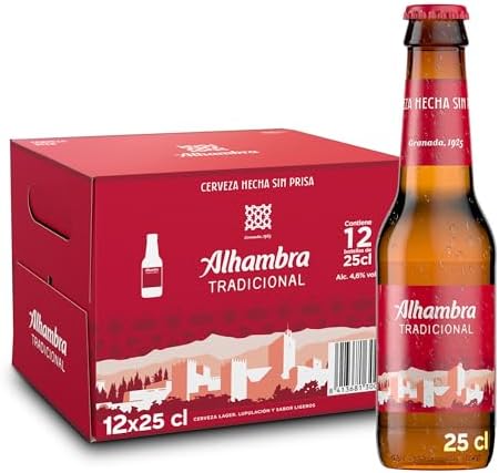 Alhambra Tradicional Cerveza - Paquete de 12 x 250 ml - Total: 30...