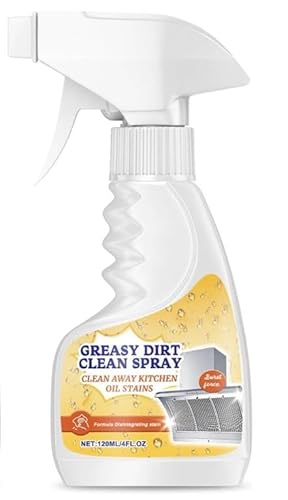 All Purpose Cleaner, Remove Stains Cleaning Spray, Kitchen Cleaner Spray, Heavy Duty Multi Purpose Degreaser Cleaner Spray Removes Grease, Grime, And Stains On Microwave & Oven & Stove Top(120ml)