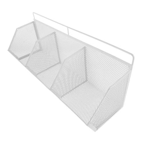 SHINEOFI Estante de Almacenamiento para Oficina y Cocina Soporte de Compartimentos Rápido y Color Blanco