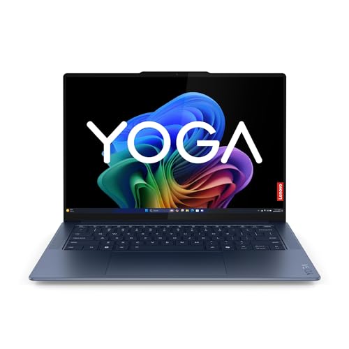 Lenovo Yoga Slim 7X Laptop | Copilot+ PC | 14,5" 3K OLED 90Hz Display | Qualcomm Snapdragon X1 Elite | 32GB RAM | 1TB SSD | Integrierte Grafik | Win11 Home | QWERTZ | 1,28kg | blau