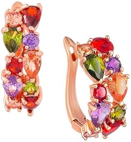Yellow Chimes Non PrecioUS Metal Clip-On Earrings For Women (Multi-Colour)(Ycer-004975-Mc)