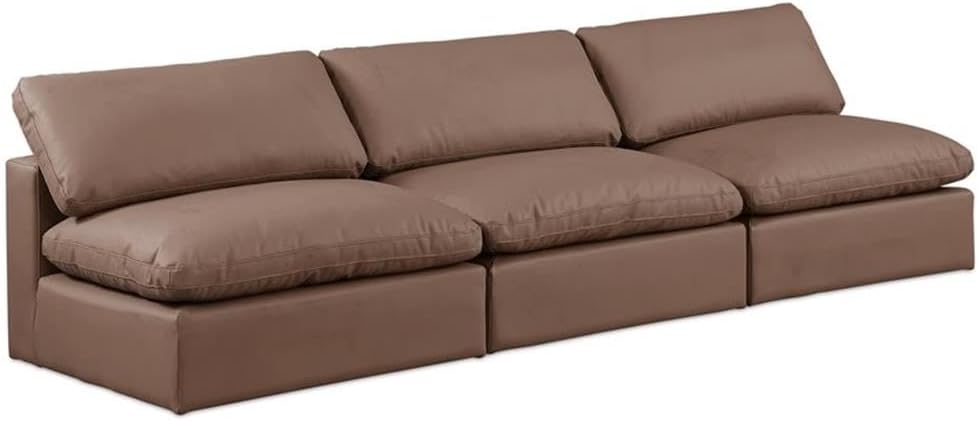 BOWERY HILL Contemporary 3-Piece Modular Sofa, 117″ W x 40″
